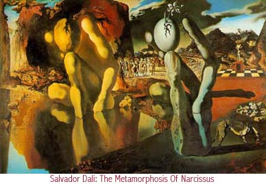 Salvador Dali - The Metamorphosis Of Narcissus