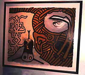 Keith Haring - eye image